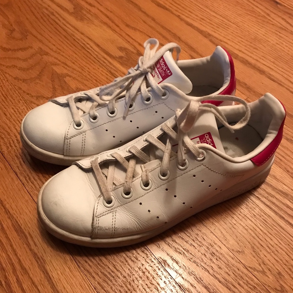Stan Smith pink shoes